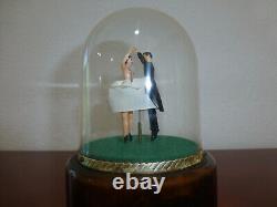 Vintage Reuge Dancing Love Couple Ballerina Music Box Automaton Watch The Video