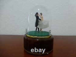 Vintage Reuge Dancing Wedding Couple Ballerina Music Box Automaton