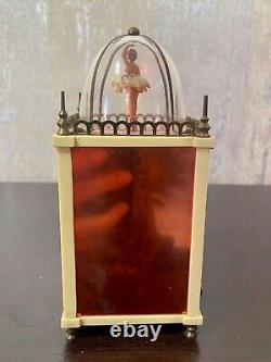 Vintage Swiss Movement Made in Germany Dancing Ballerina Music Box Alarm Clock