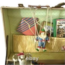 Vtg ENESCO 1986 MUSIC BOX TOY SYMPHONY TREASURE CHEST OF TOYS IN ORIGINAL BOX