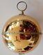 Vtg Regue Ste Croix Gold Swiss Musical Ball Music Box Christmas Ornament Silent