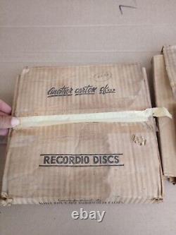 Wilcox-Gay Recordio Discs 46 Black 10 with Sleeves and ORIGINAL BOX! RARE