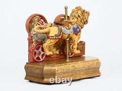 Willitts Tobin Fraley Collection Carousel Lion Music Box Introductory Edition