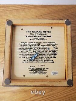 Wizard Of Oz Jack In the Box Wicked Witch of the West 50th Anniversary Music