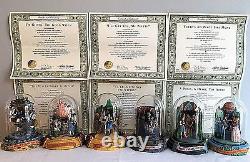 Wizard Of Oz Original 6 Limited Edition Music Box Domed Sculpture Franklin Mint